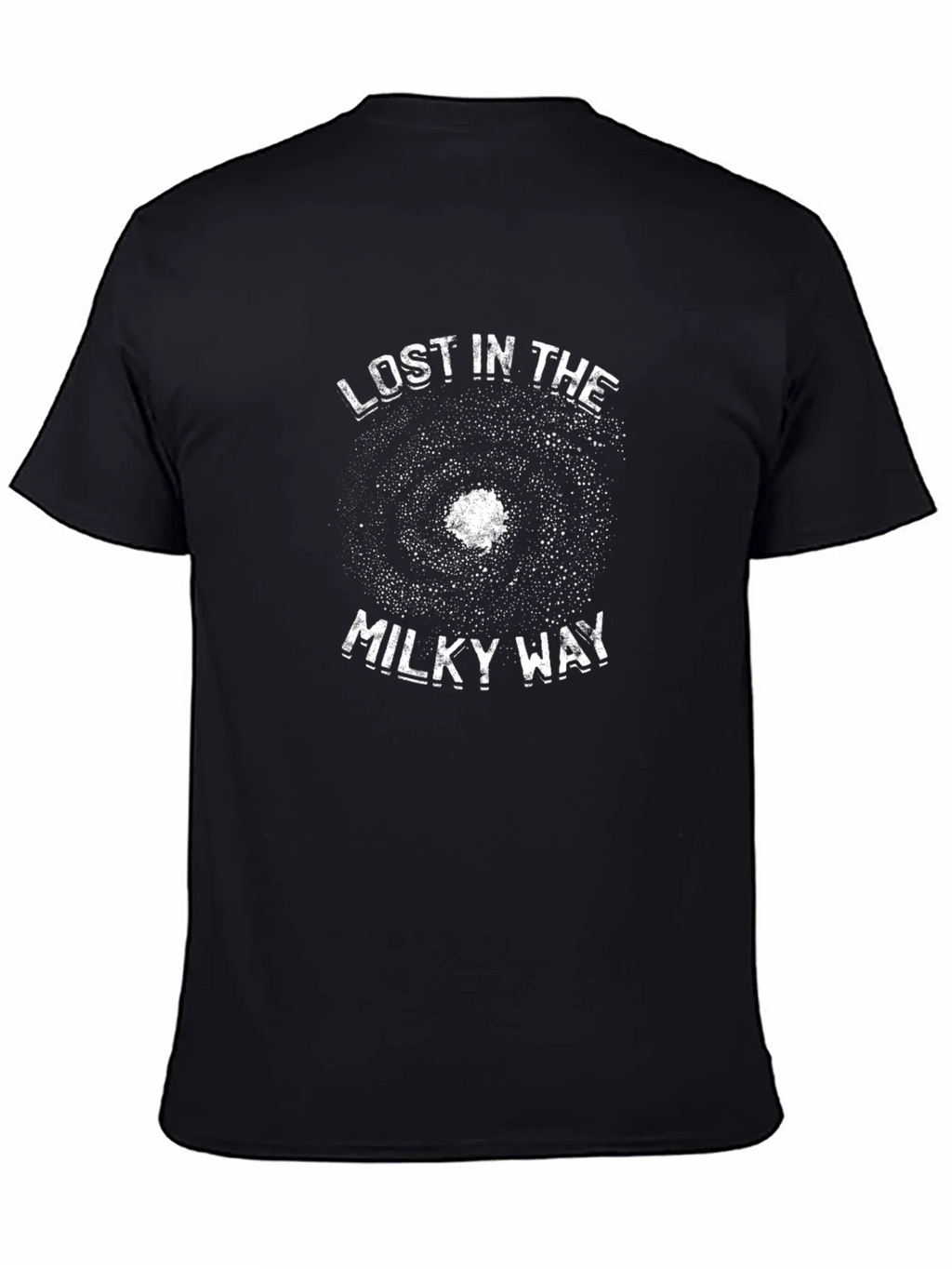Lost In The Milky Way Black T-Shirt product image 3
