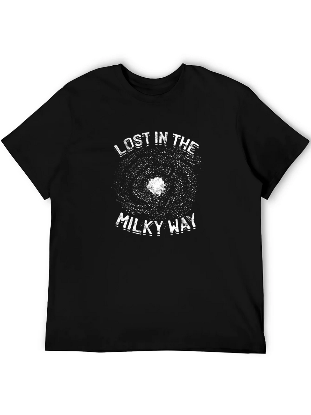 Lost In The Milky Way Black T-Shirt product image 4