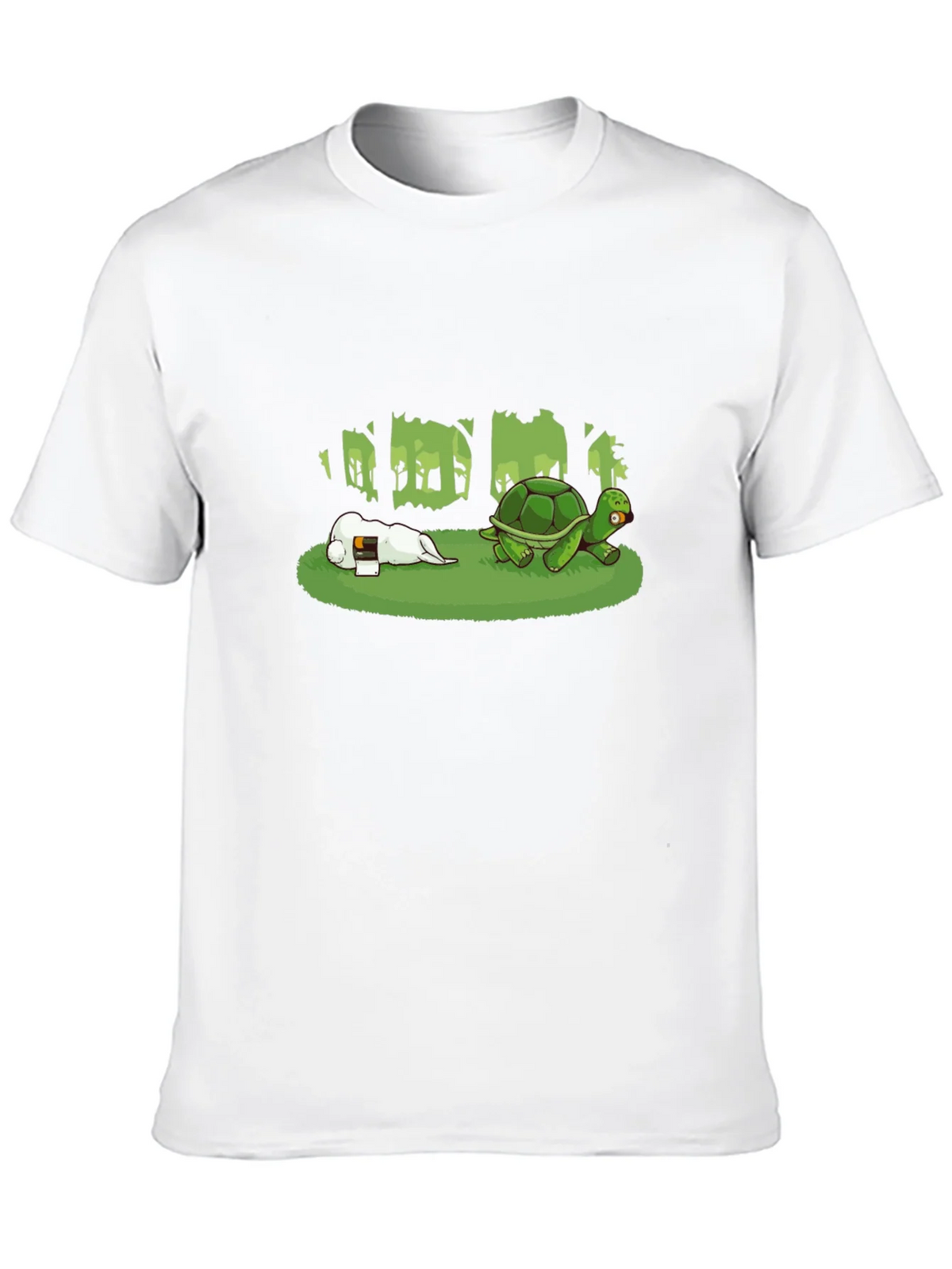 Hare & Tortoise T-Shirt - Black Cotton Blend product image 4