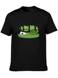 Hare & Tortoise T-Shirt - Black Cotton Blend product image 1