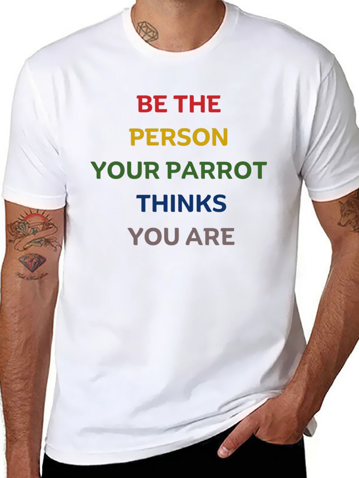 Parrot Pride Tee - Be the Person Your Thinks You Are product image 4
