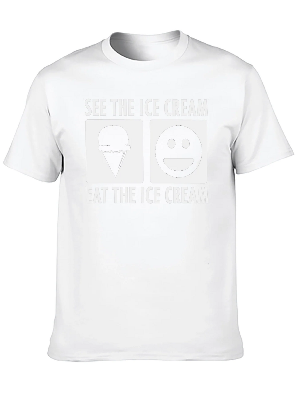 See the Ice Cream Eat Black T-Shirt product image 5