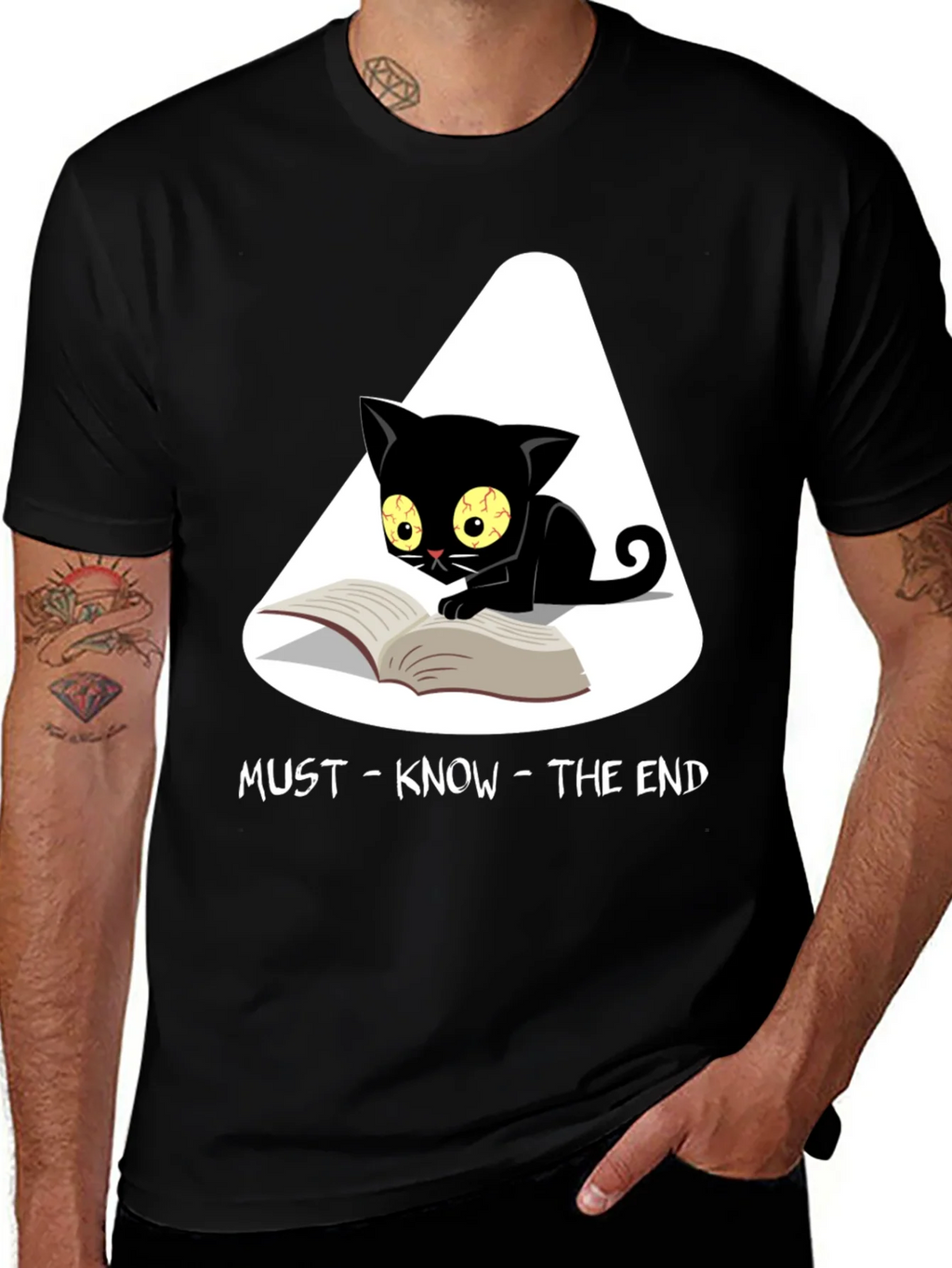 Must Know The End Cat Graphic Tee product image 1