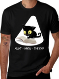 Must Know The End Cat Graphic Tee product image 1