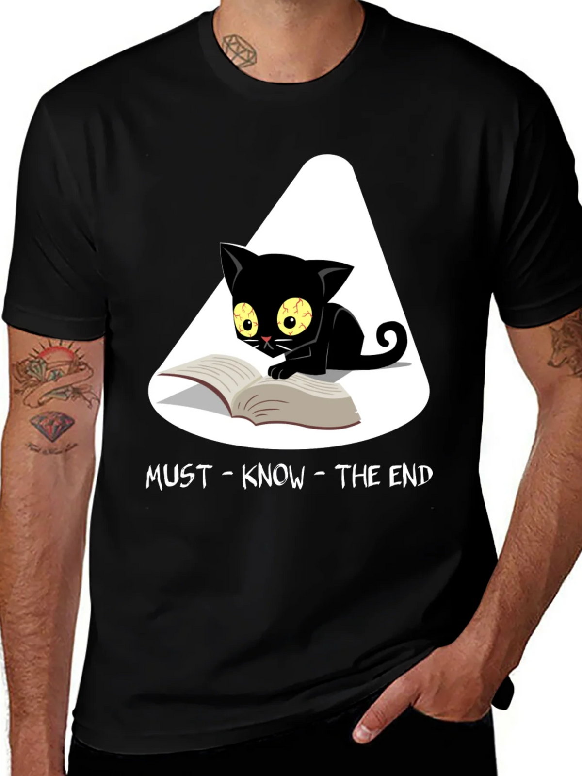Must Know The End Cat Graphic Tee product image 1