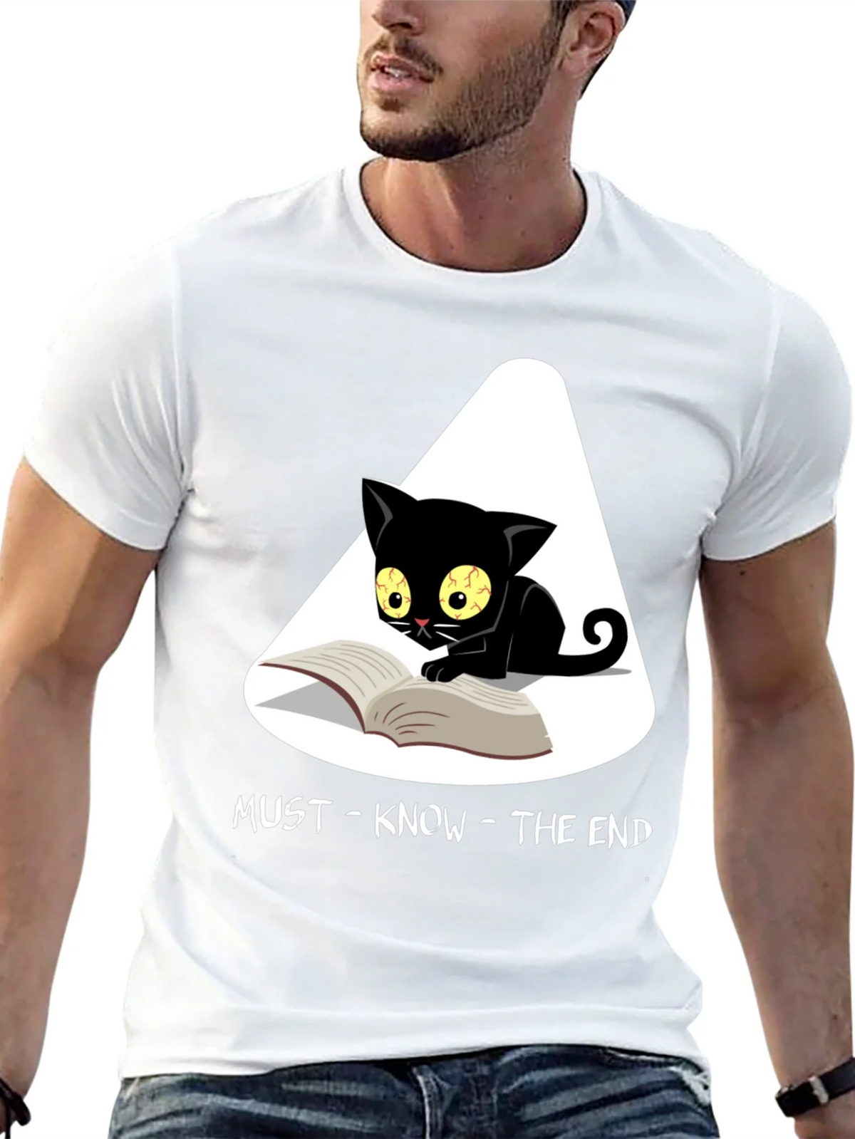 Must Know The End Cat Graphic Tee product image 8