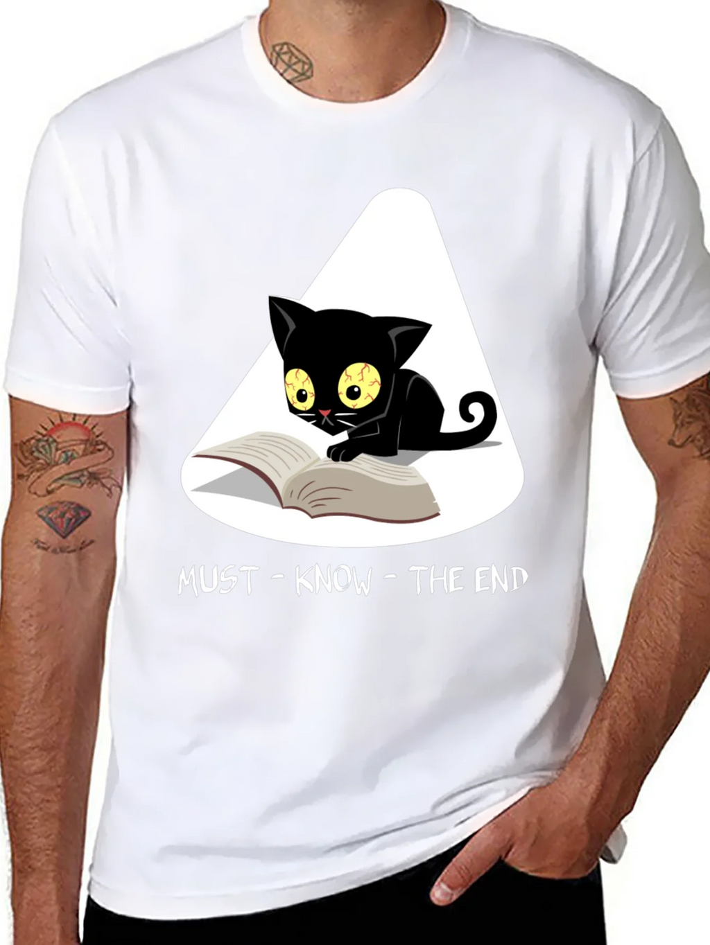 Must Know The End Cat Graphic Tee product image 5