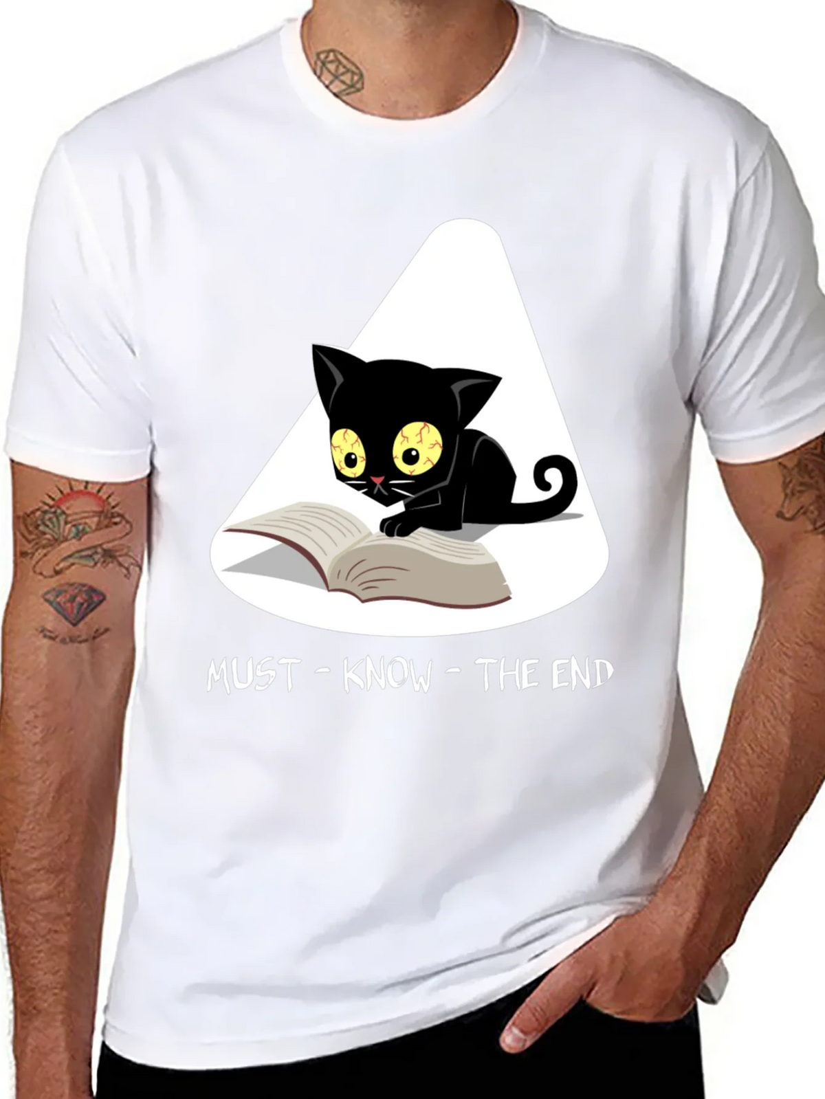 Must Know The End Cat Graphic Tee product image 5