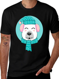 Winter Pup Graphic Tee - Cute Holiday Style!