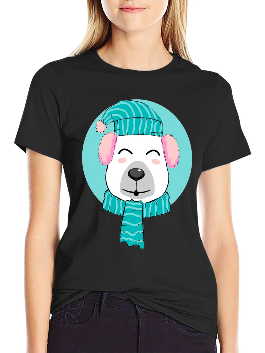 Winter Pup Graphic Tee - Cute Holiday Style!