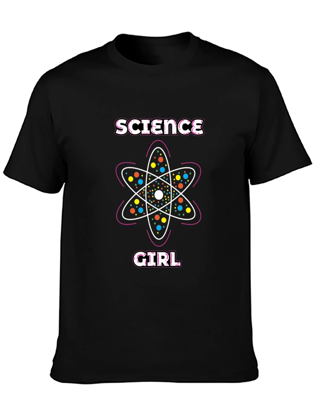Science Girl T-Shirt - Atom Design product image 3