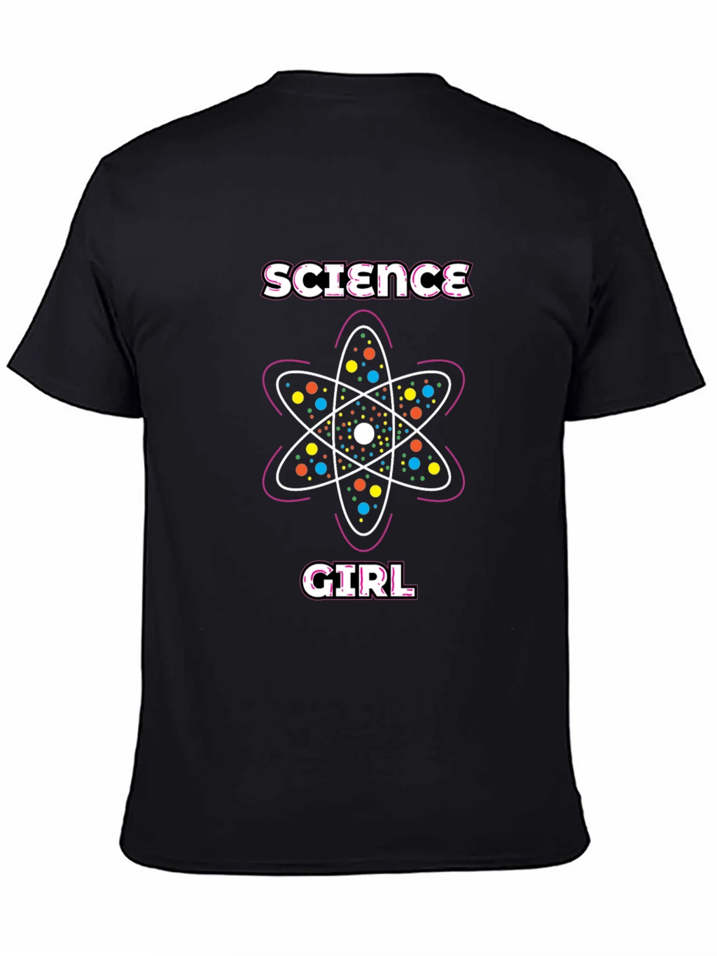 Science Girl T-Shirt - Atom Design product image 4