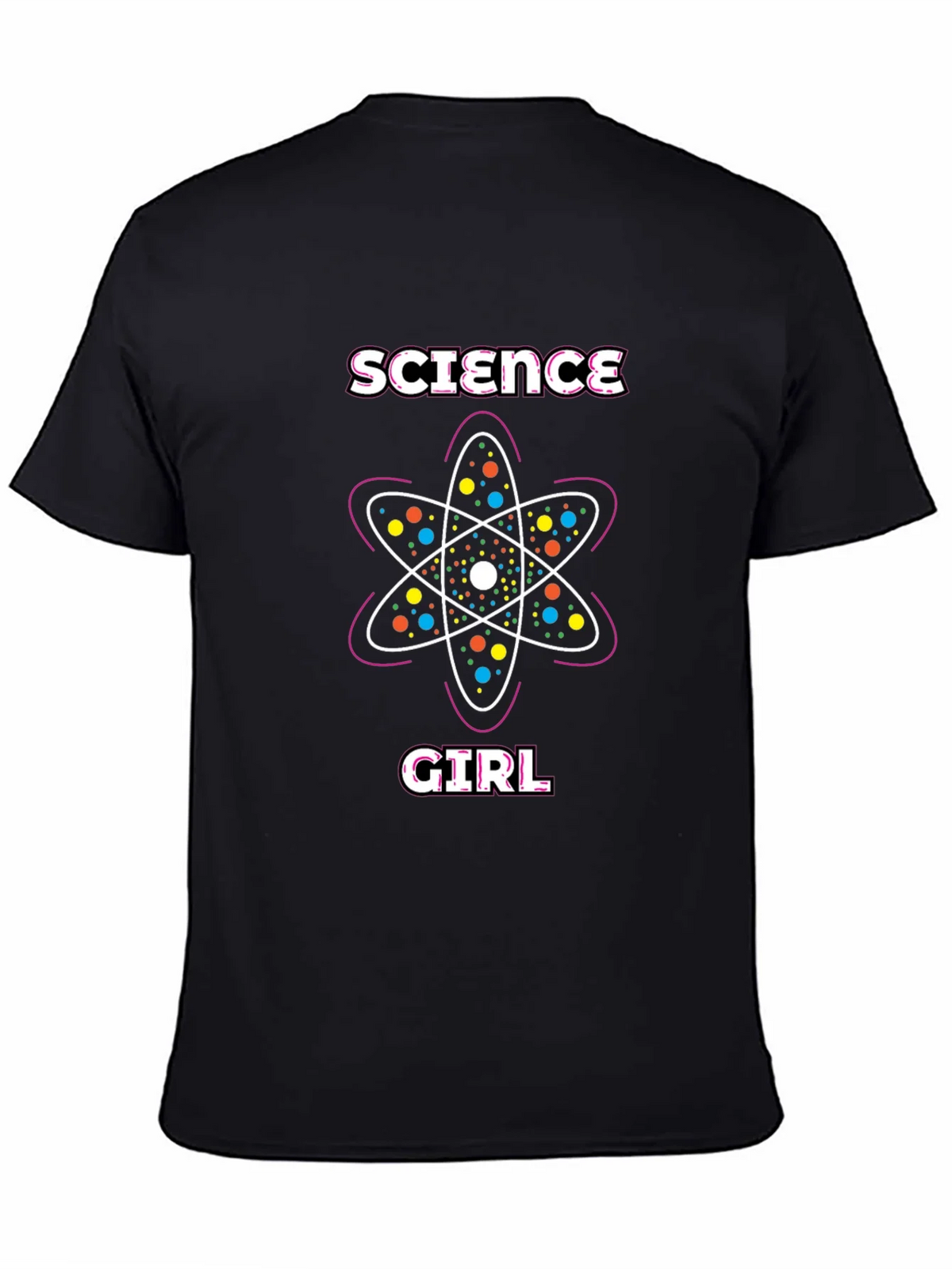 Science Girl T-Shirt - Atom Design product image 4