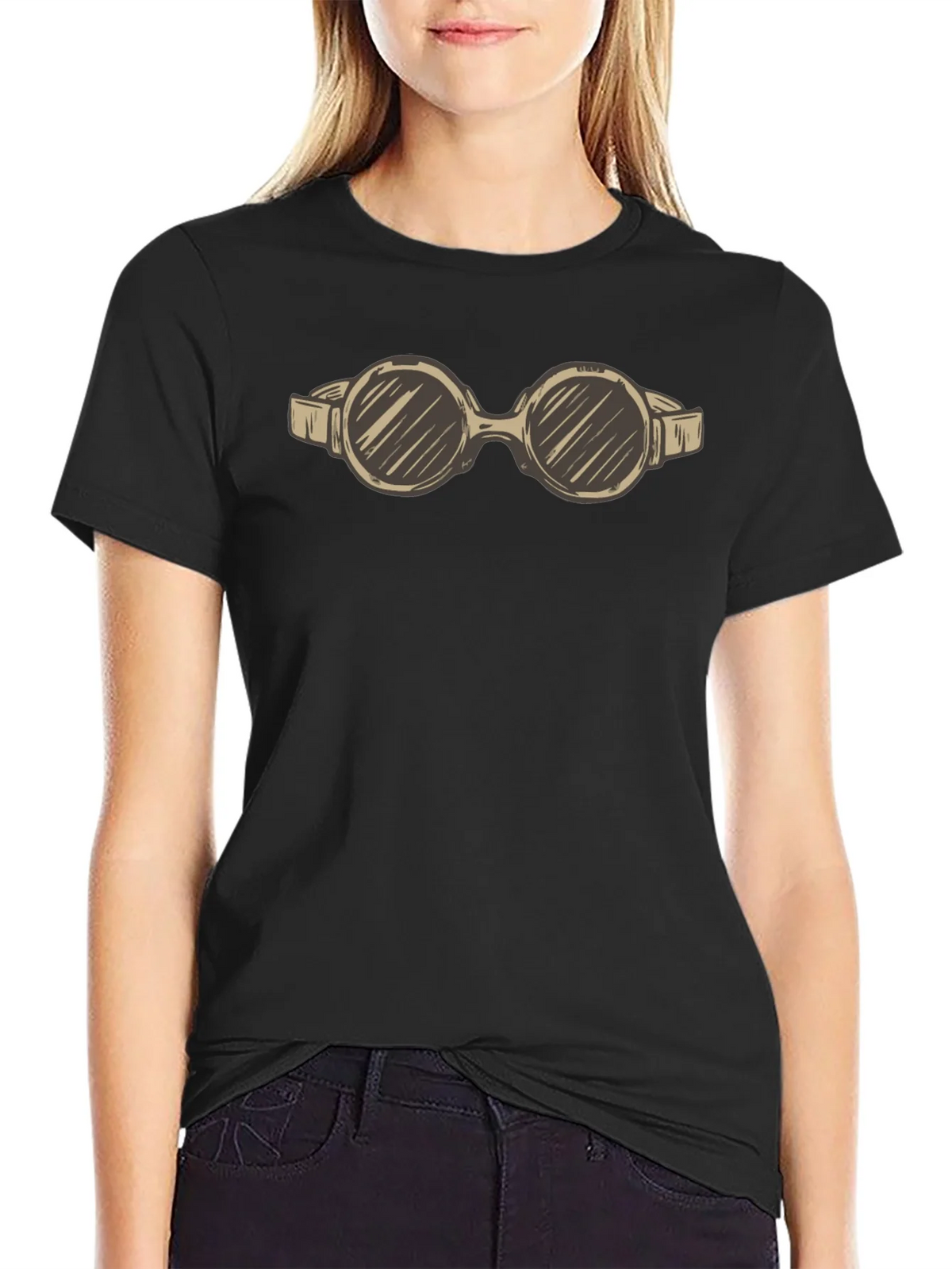 Retro Aviator Goggles Graphic Tee - Vintage Style product image 2