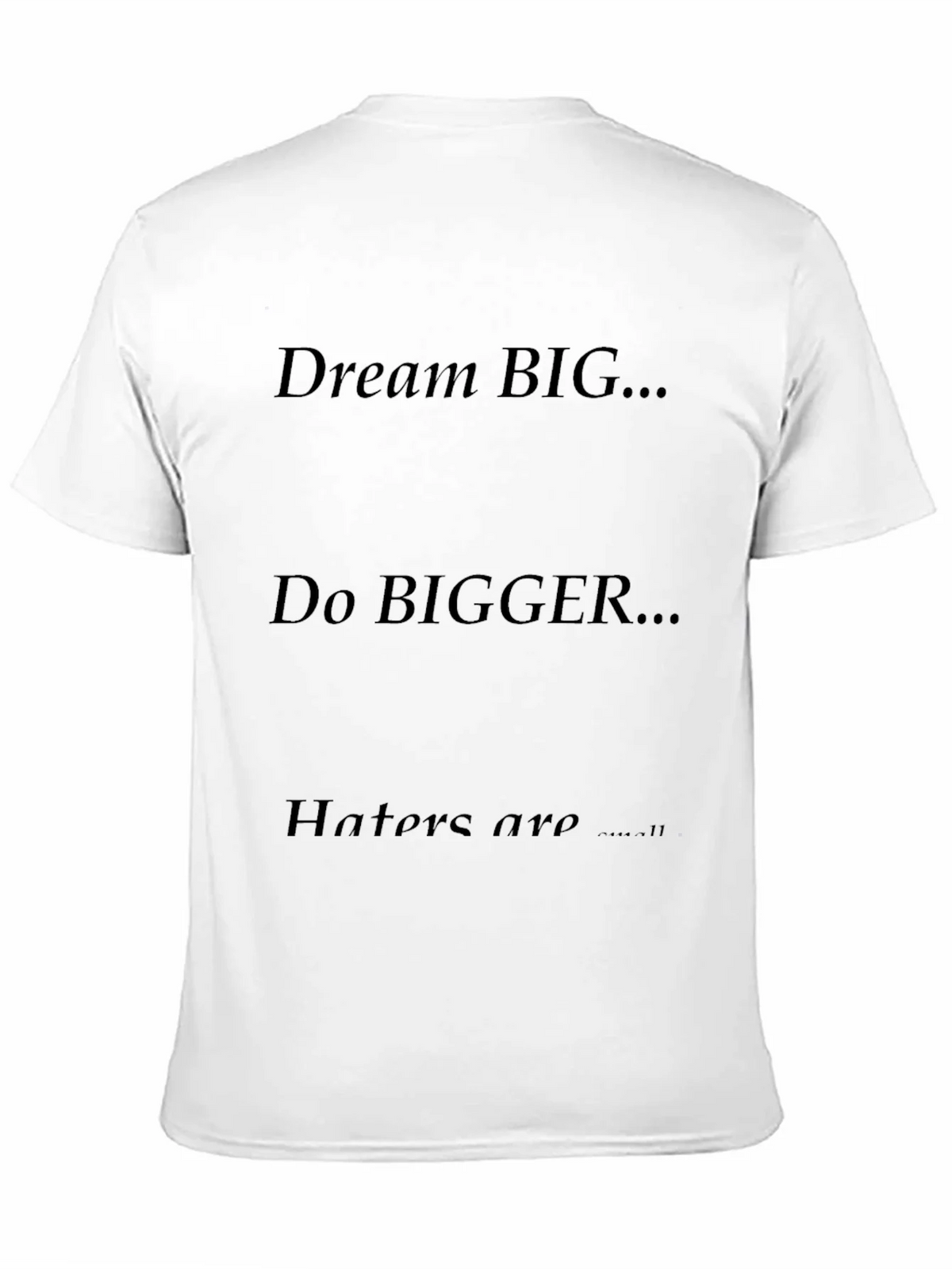 Motivational Graphic Tee: Dream Big Do Bigger product image 7