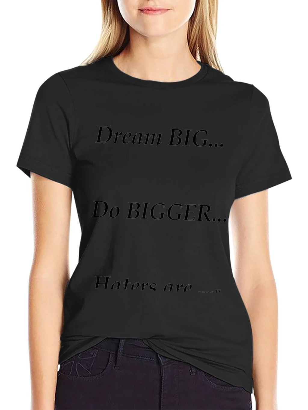 Motivational Graphic Tee: Dream Big Do Bigger product image 2