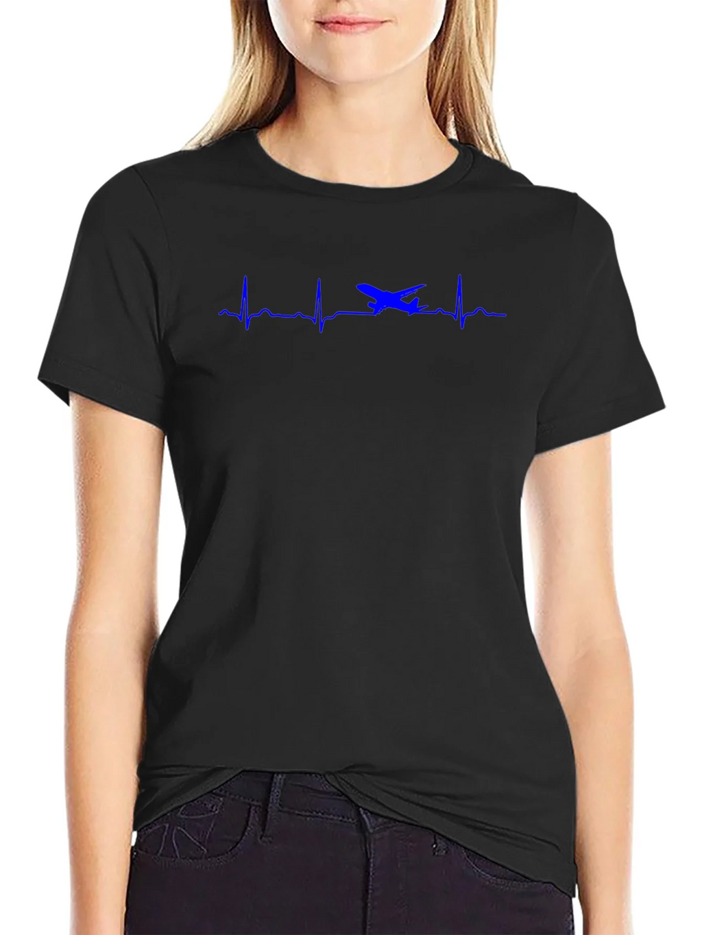Pilot Heartbeat T-Shirt - Aviation Lover Tee product image 2