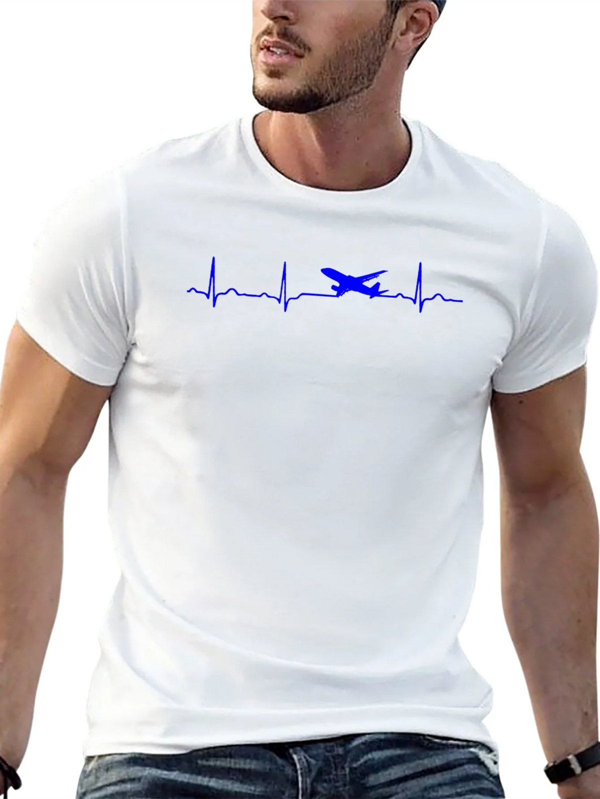 Pilot Heartbeat T-Shirt - Aviation Lover Tee product image 12
