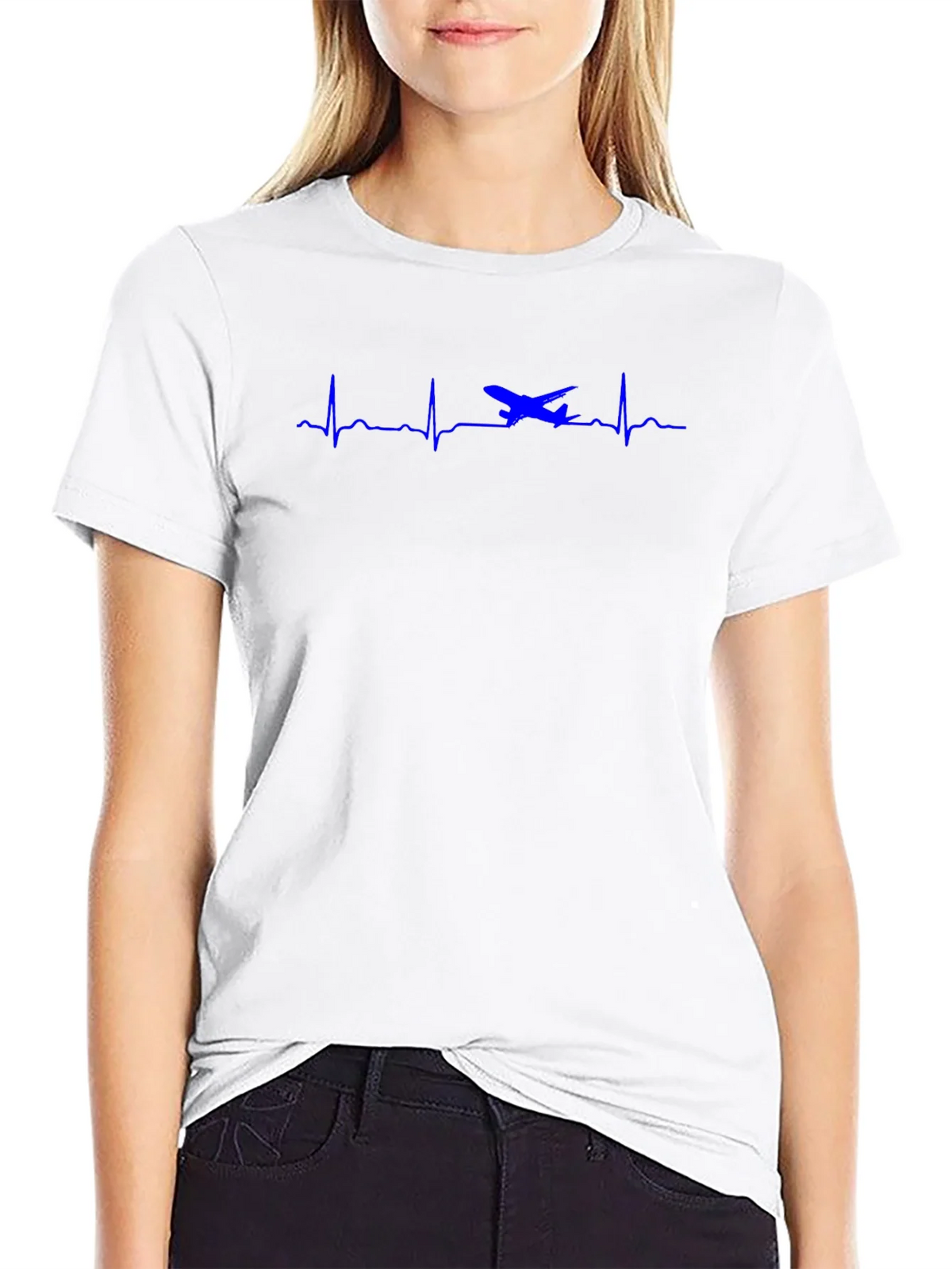Pilot Heartbeat T-Shirt - Aviation Lover Tee product image 8