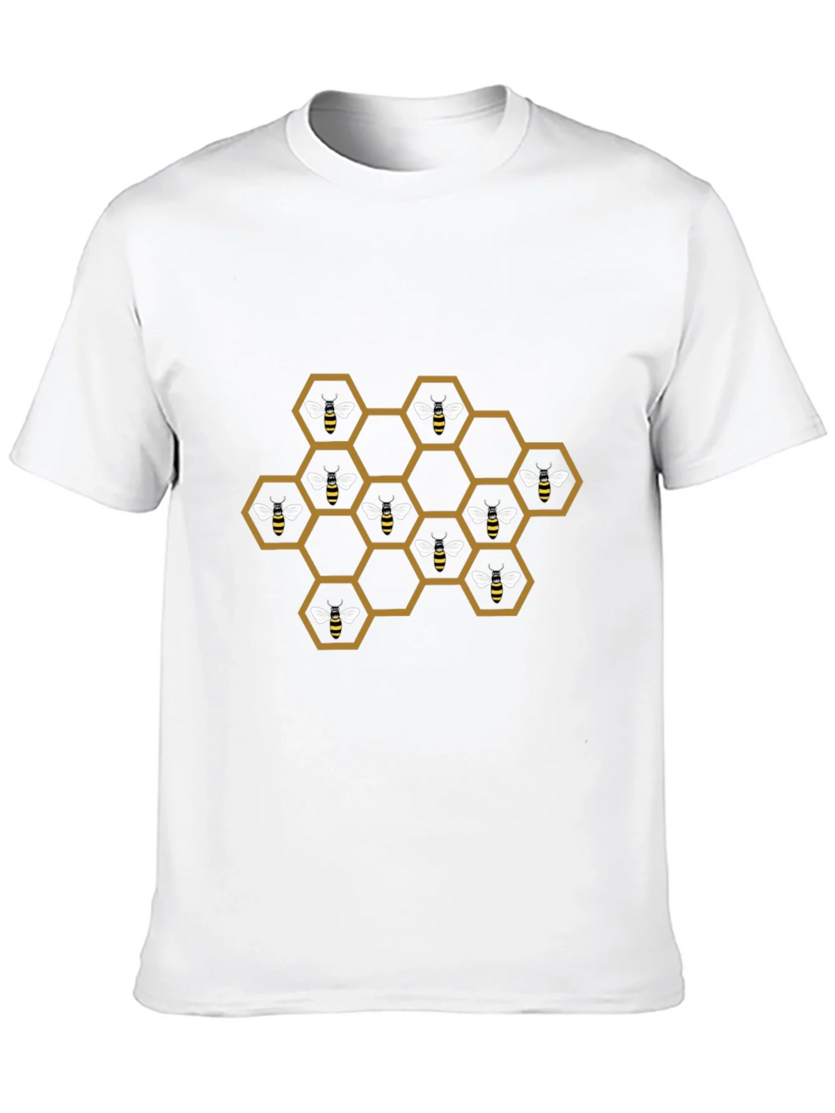 Honeycomb Bee T-Shirt - Unique Graphic Tee product image 9