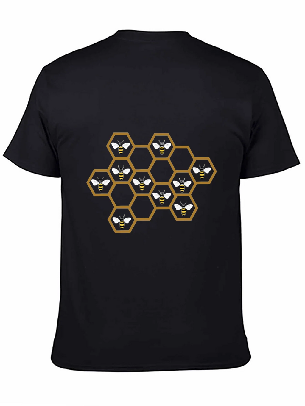 Honeycomb Bee T-Shirt - Unique Graphic Tee product image 4