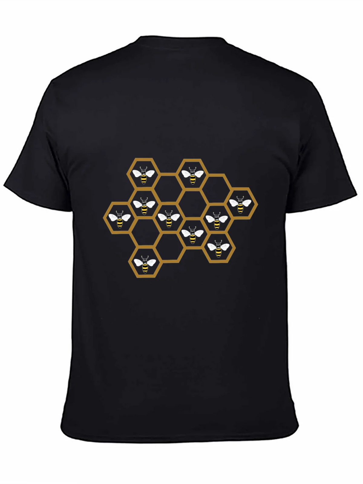 Honeycomb Bee T-Shirt - Unique Graphic Tee product image 4