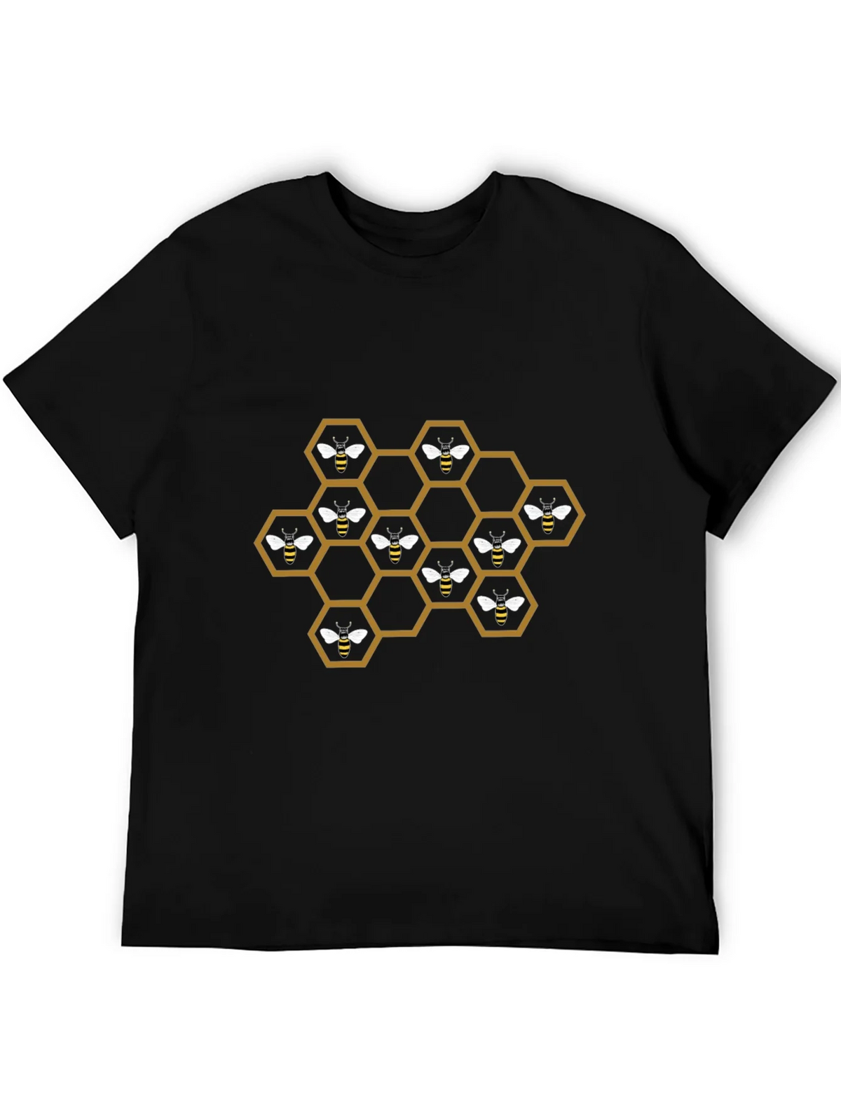Honeycomb Bee T-Shirt - Unique Graphic Tee product image 5
