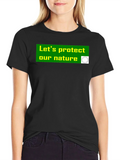 Eco-Friendly Protect Nature Graphic Tee product image 1