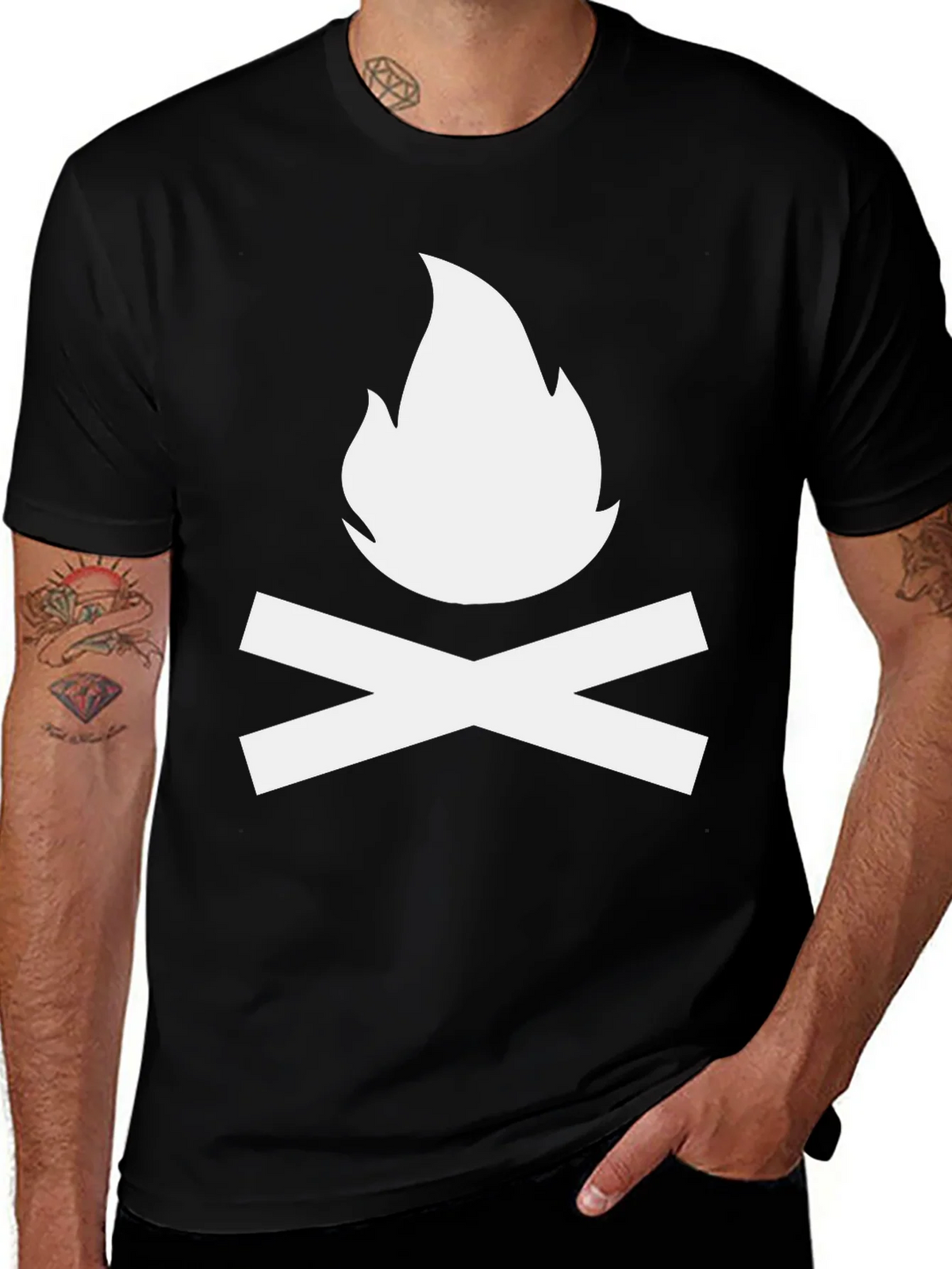 Campfire Graphic T-Shirt - Soft Cotton Blend product image 1