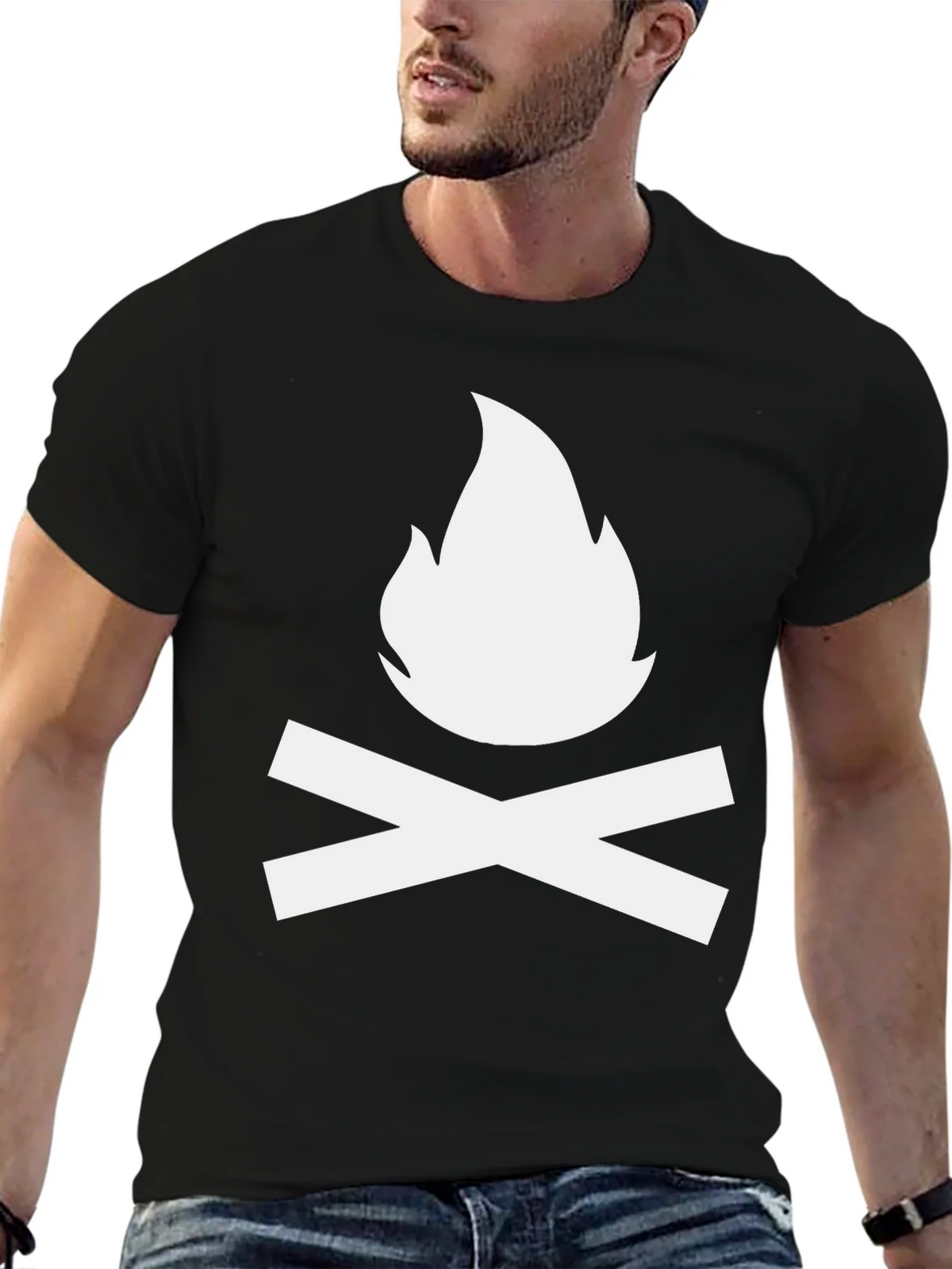 Campfire Graphic T-Shirt - Soft Cotton Blend product image 6