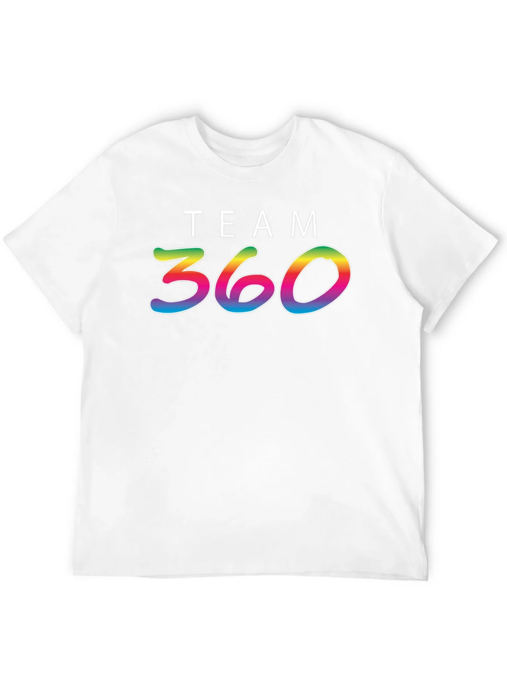 Team 360 Rainbow Graphic Black T-Shirt product image 4