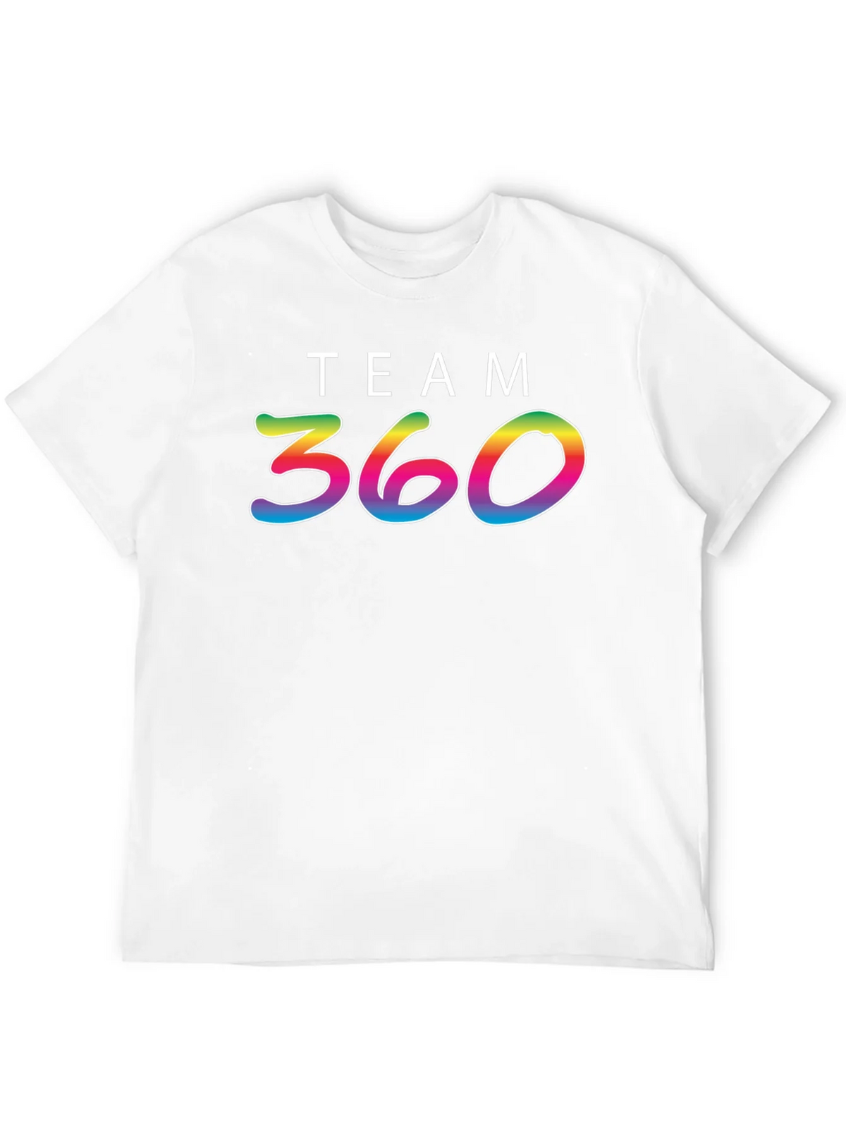 Team 360 Rainbow Graphic Black T-Shirt product image 4