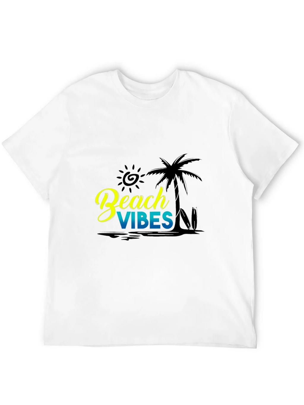 Beach Vibes Graphic Tee - Black product image 2