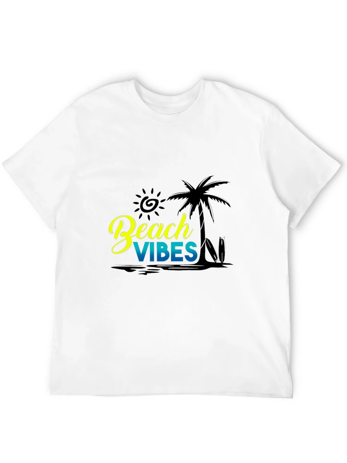 Beach Vibes Graphic Tee - Black product image 2