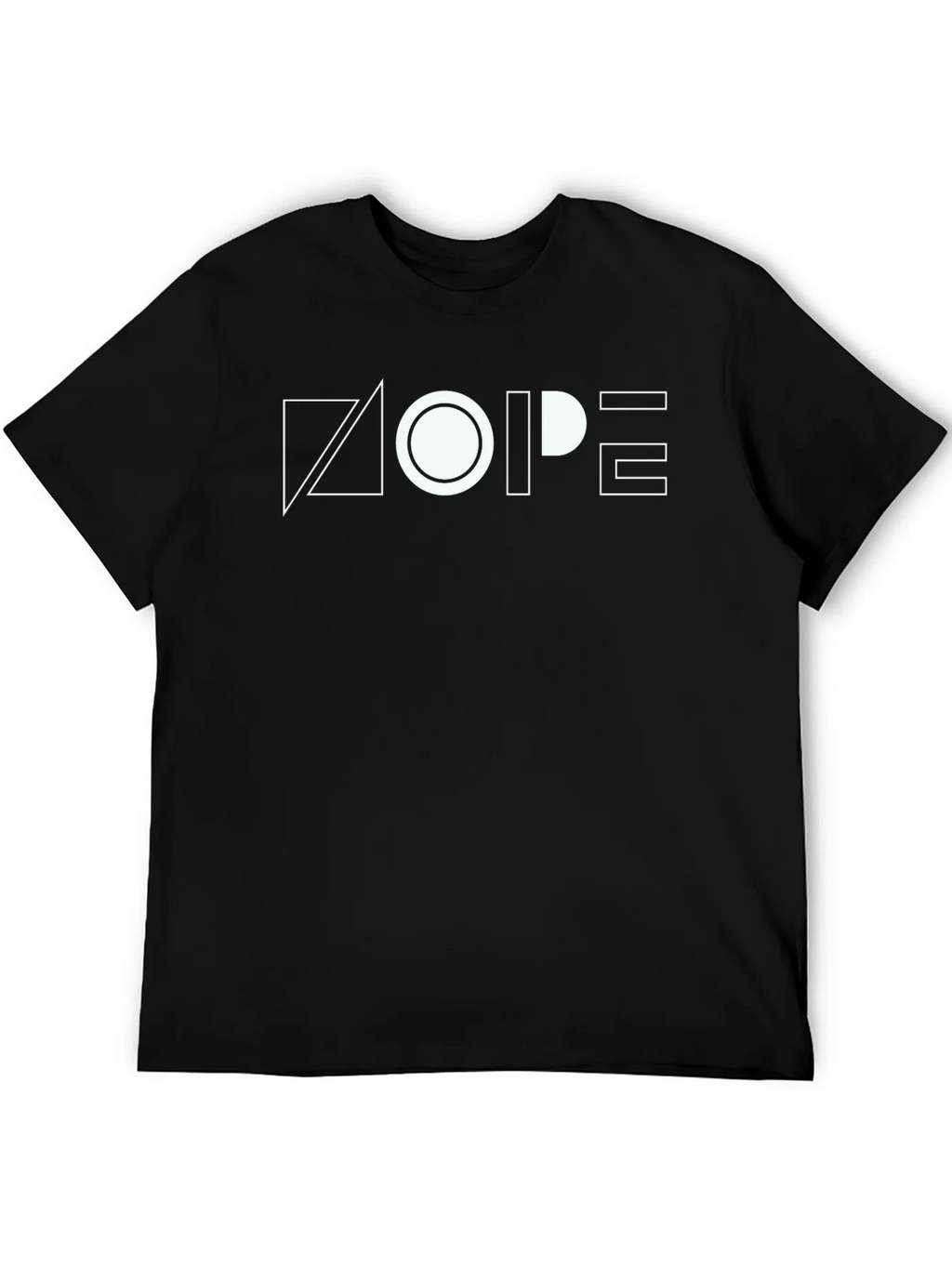 Geometric NOPE Graphic Tee - Modern Minimalist product image 5