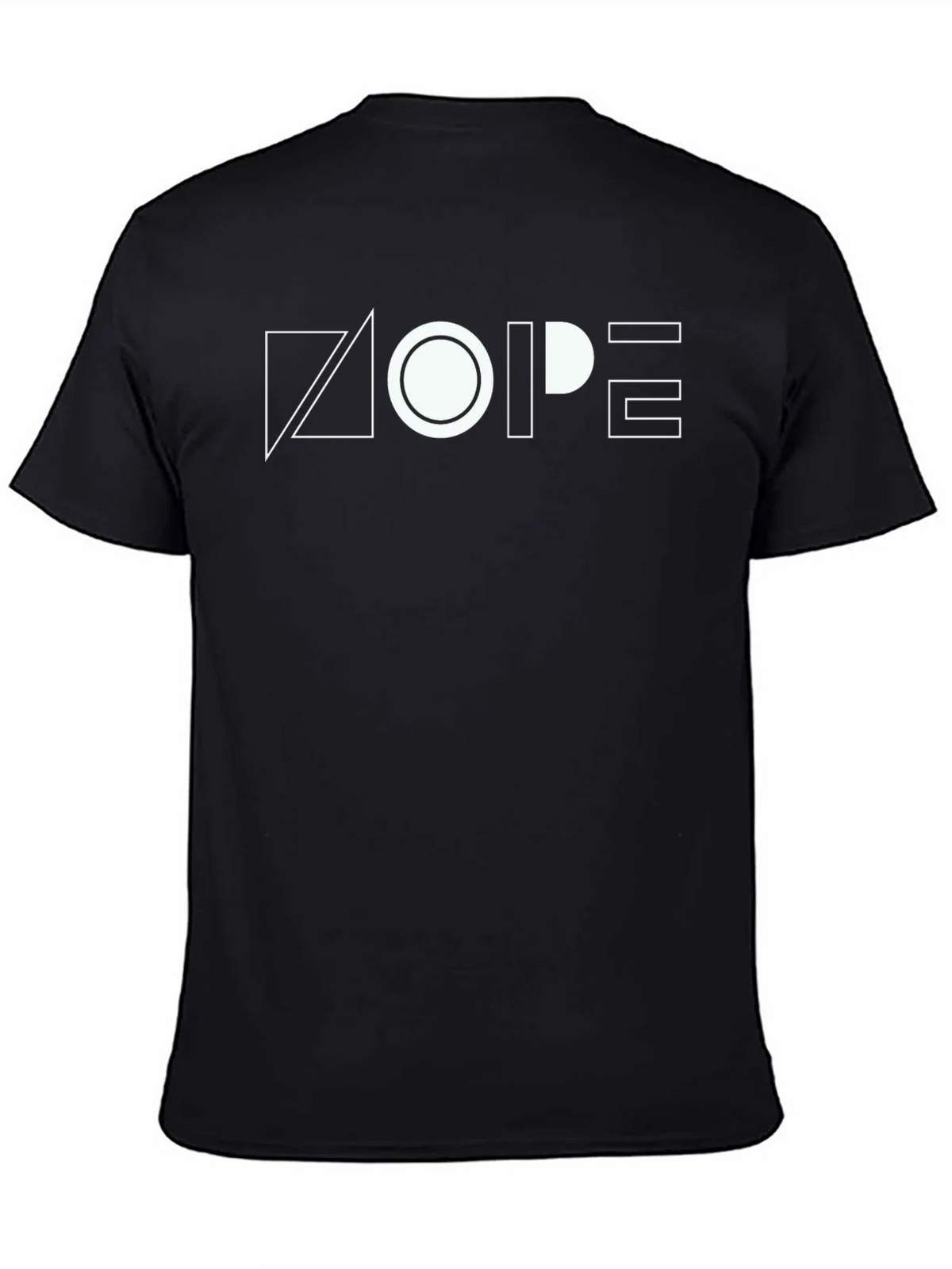 Geometric NOPE Graphic Tee - Modern Minimalist product image 4