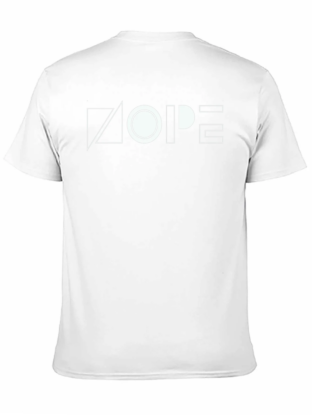 Geometric NOPE Graphic Tee - Modern Minimalist product image 10
