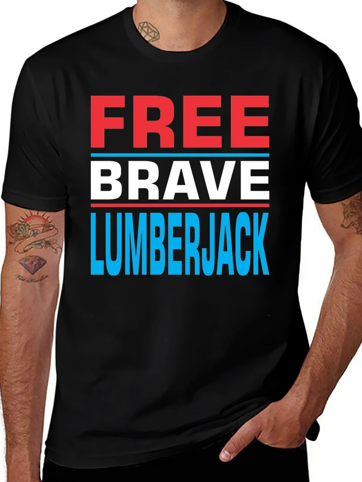 Free Brave Lumberjack T-Shirt product image 1