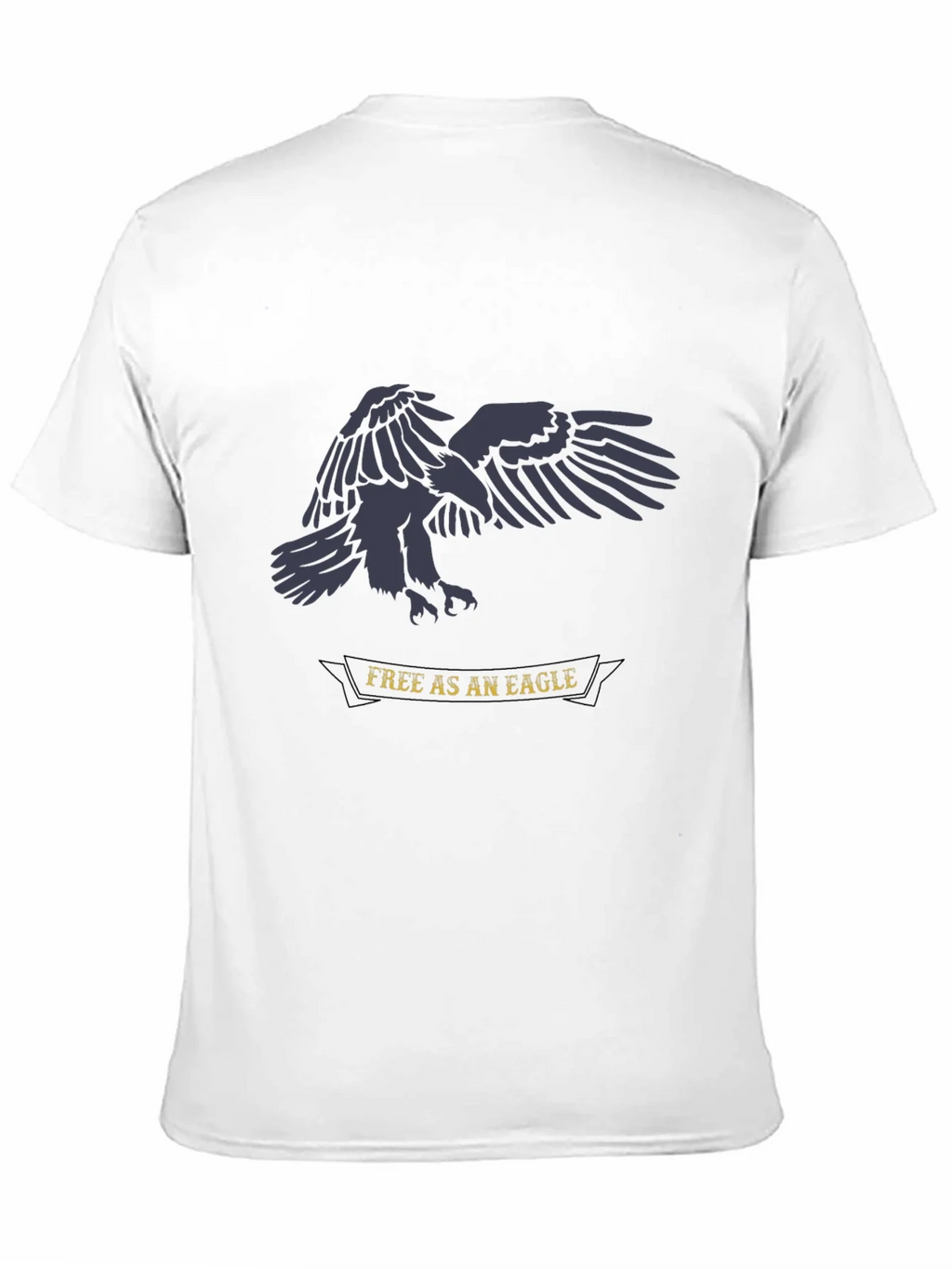 Free as an Eagle Graphic Tee - Black Cotton Shirt product image 6