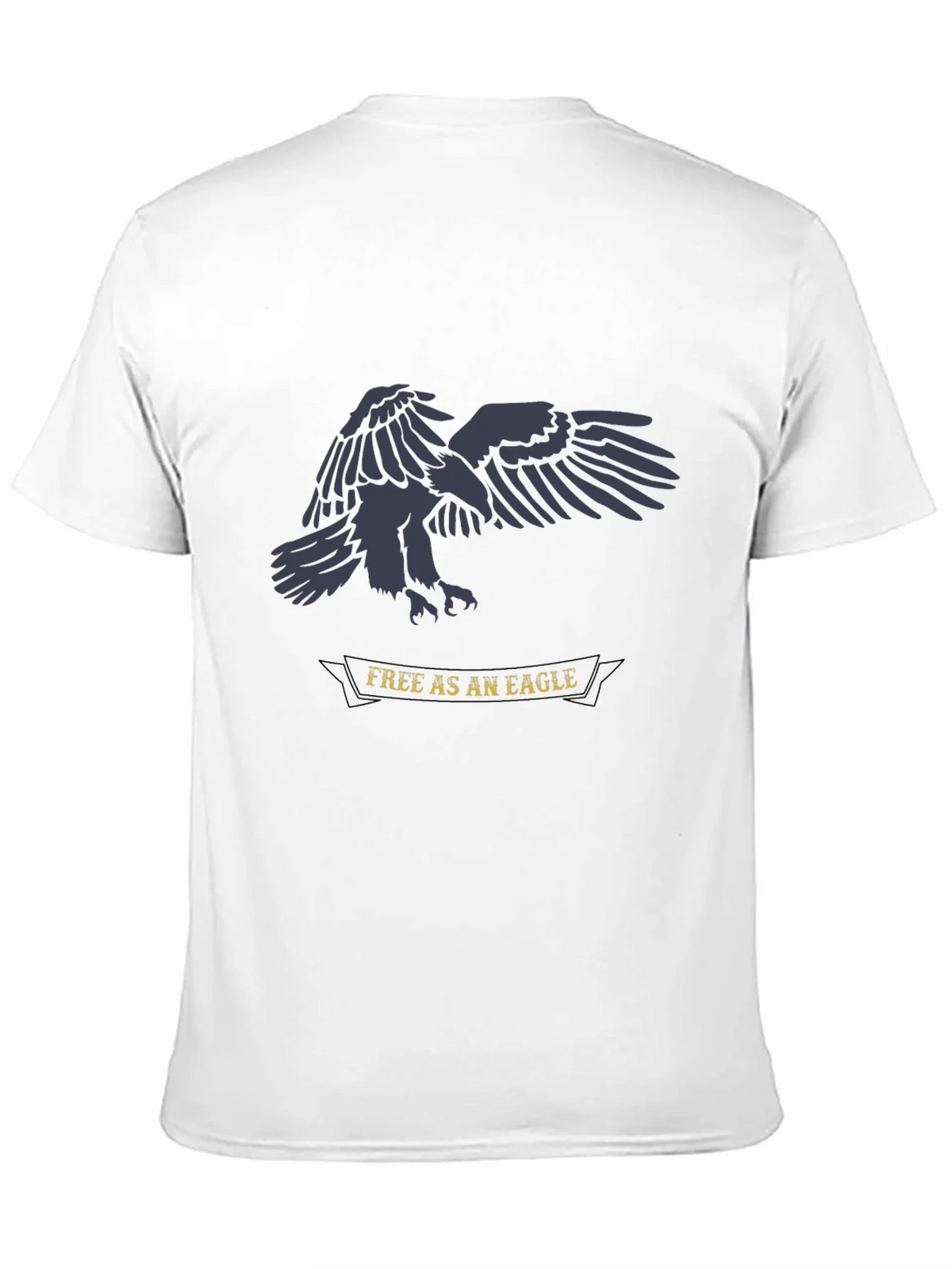 Free as an Eagle Graphic Tee - Black Cotton Shirt product image 6