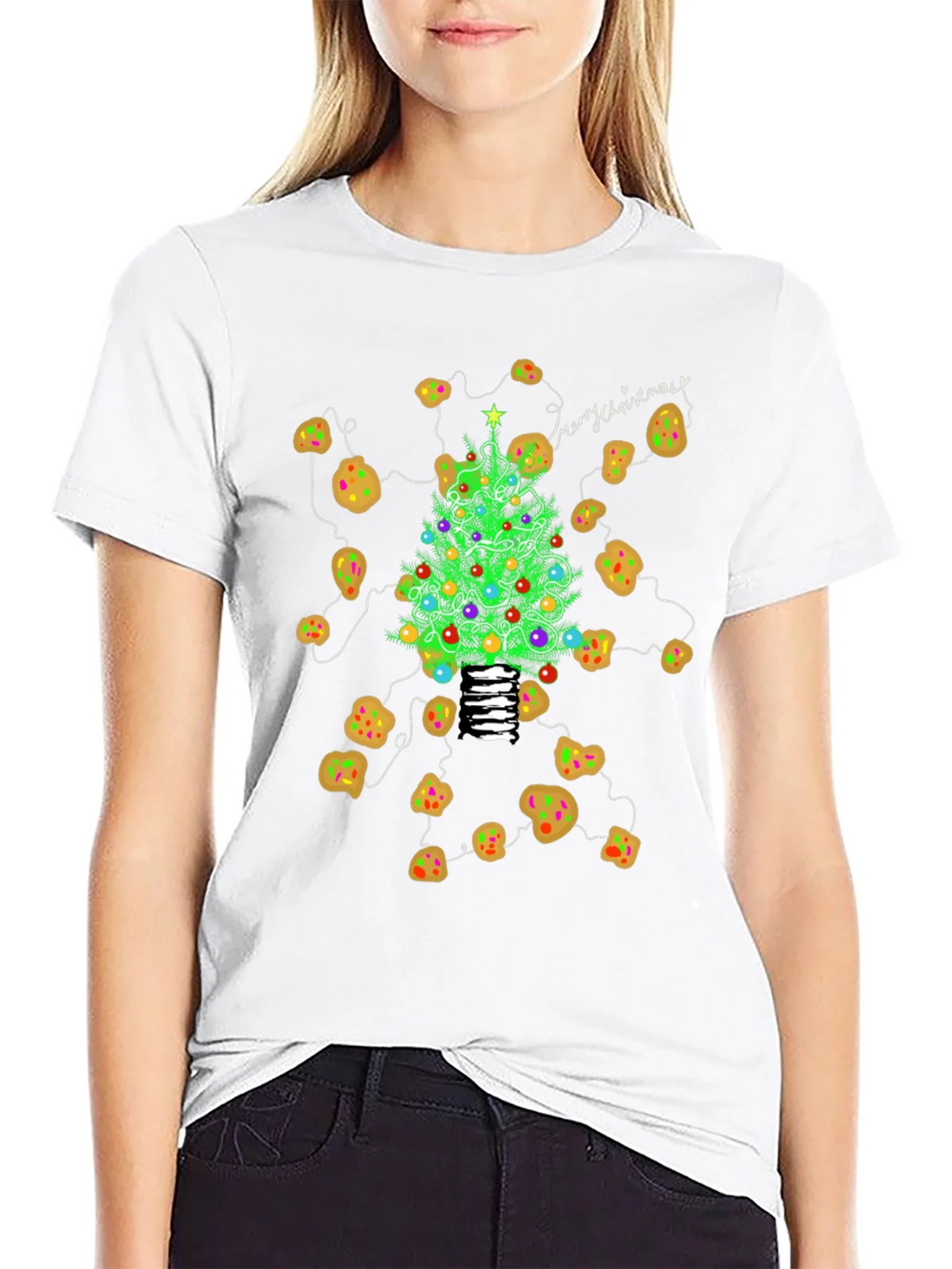 Christmas Cookie Tree T-Shirt product image 7