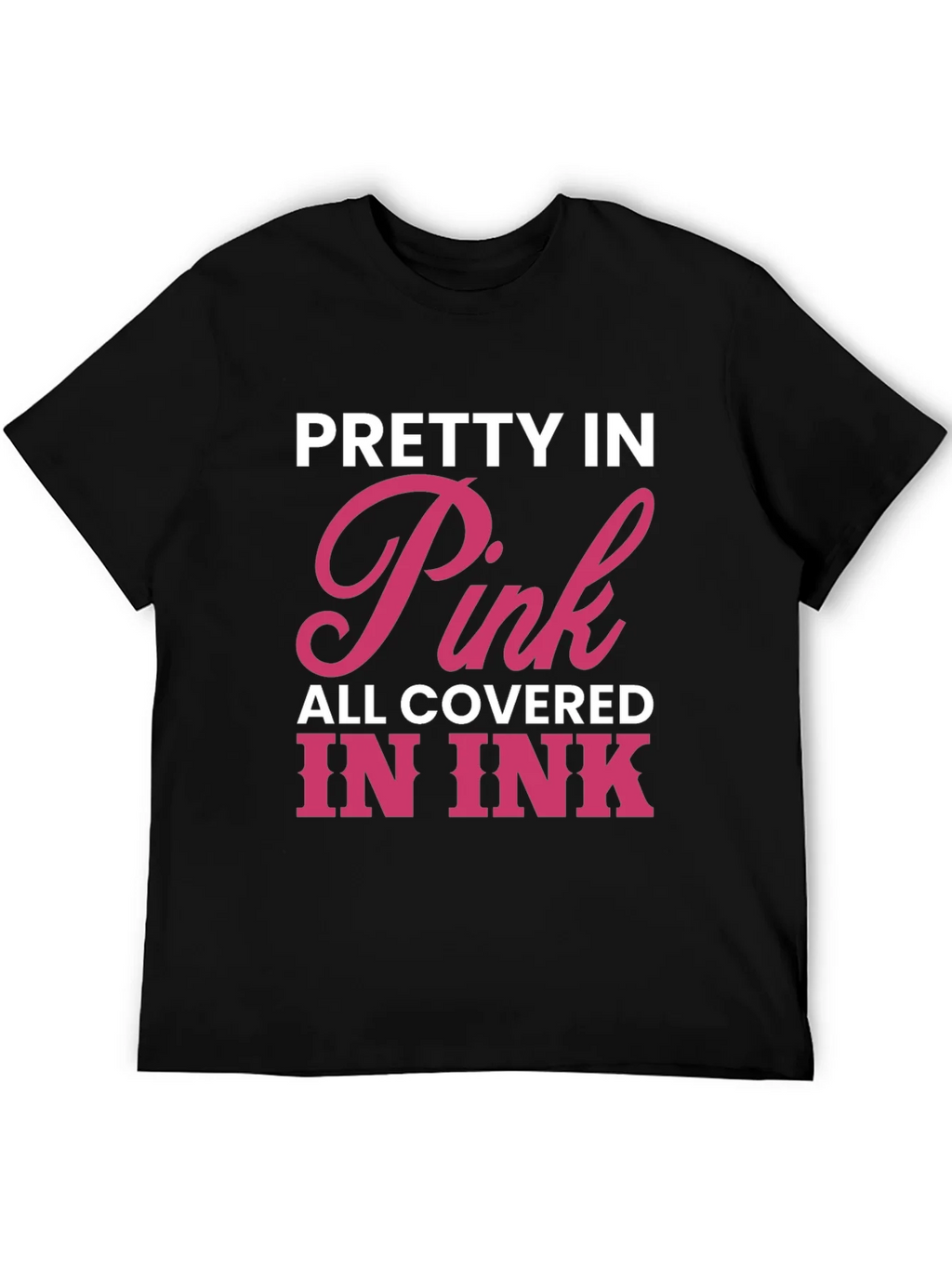 Pretty In Pink Tattoo Lover Tee product image 1