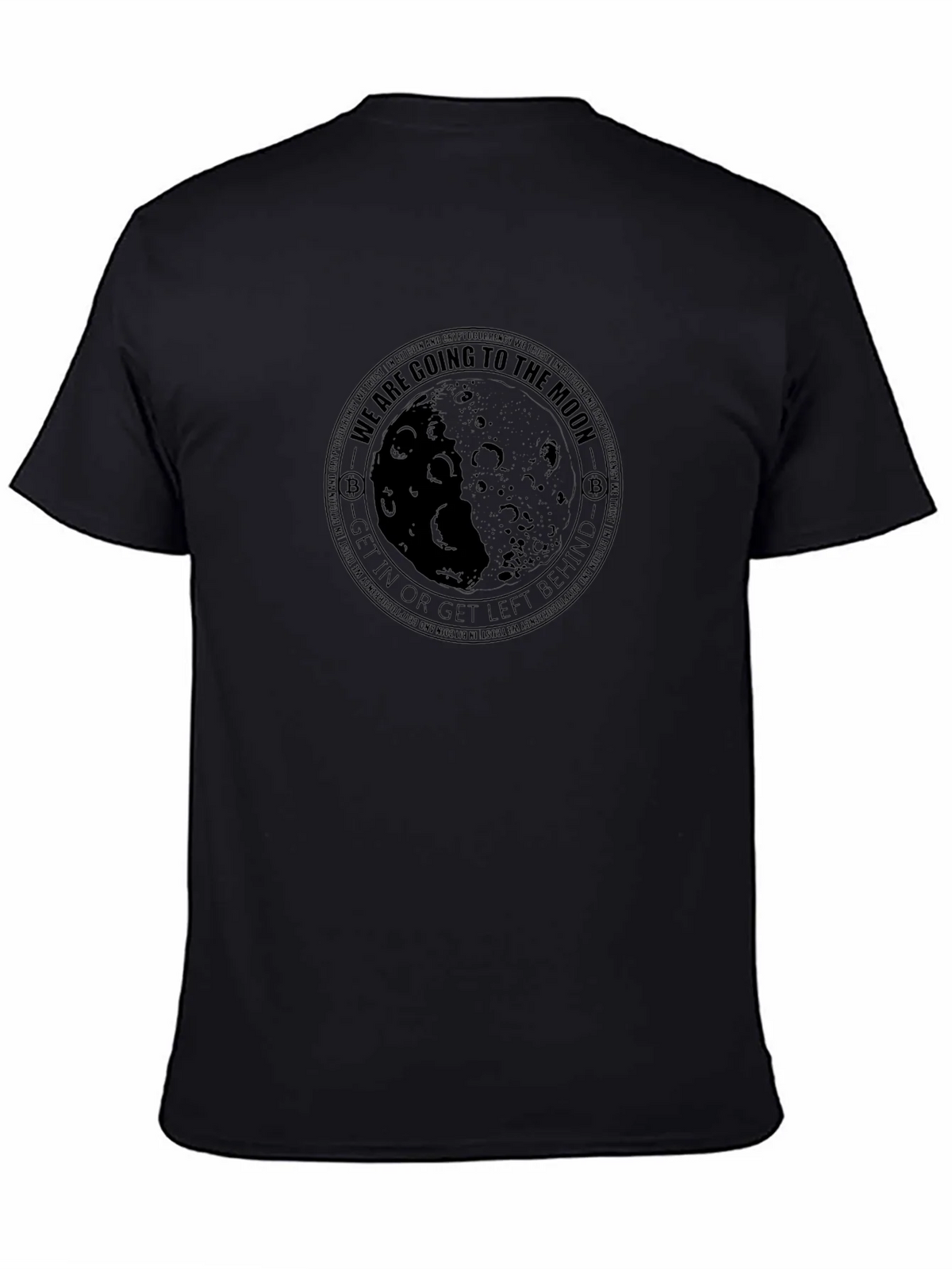 Bitcoin Moon T-Shirt - Get In Or Left Behind Crypto Tee product image 4