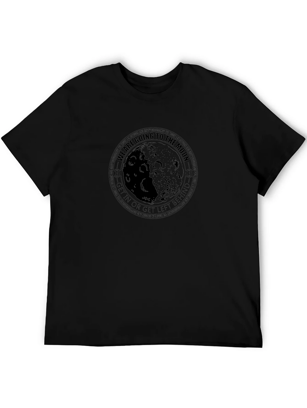 Bitcoin Moon T-Shirt - Get In Or Left Behind Crypto Tee product image 5