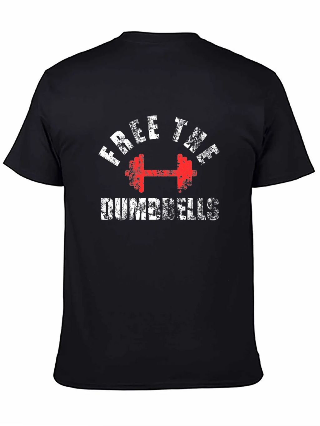Free The Dumbbells Graphic Tee - Black product image 4
