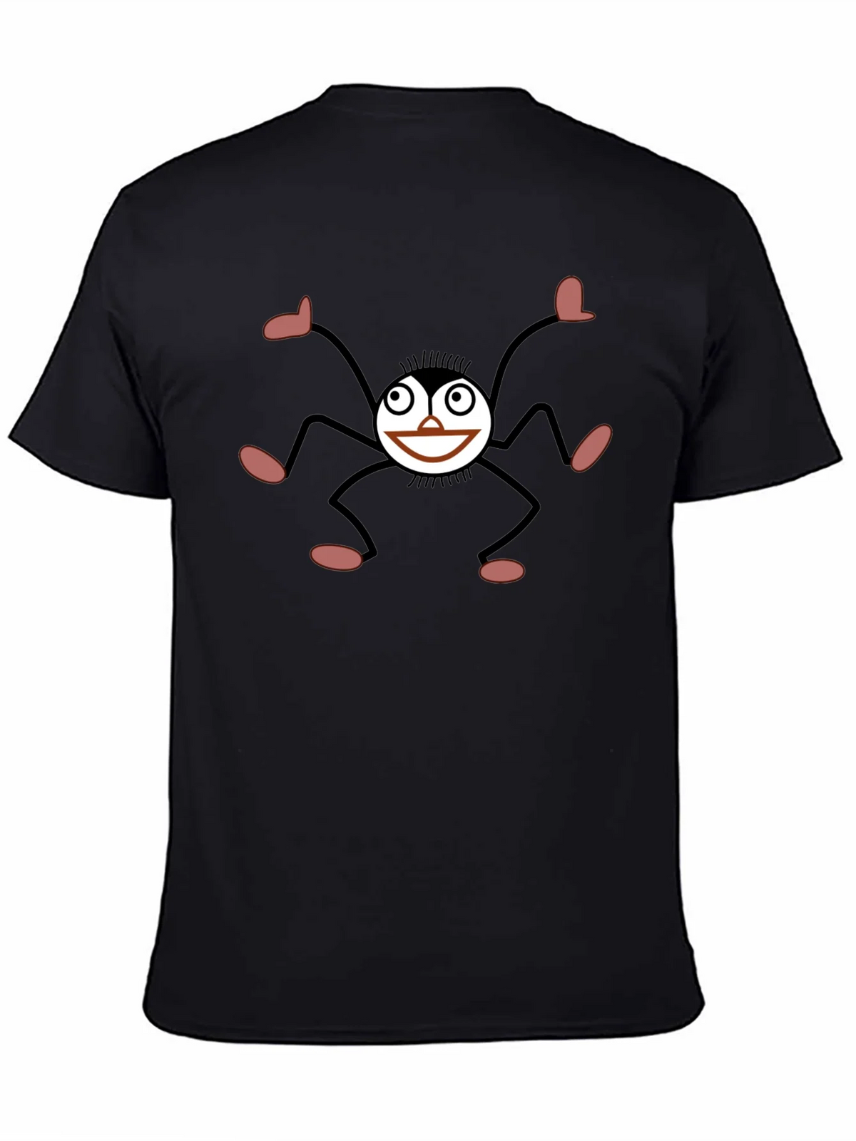 Funky Spider Graphic Black T-Shirt product image 4