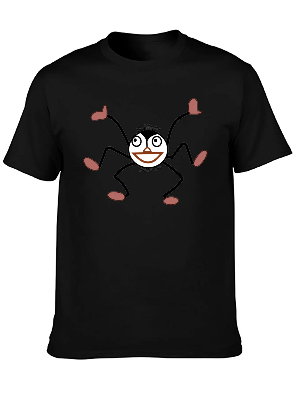 Funky Spider Graphic Black T-Shirt product image 3