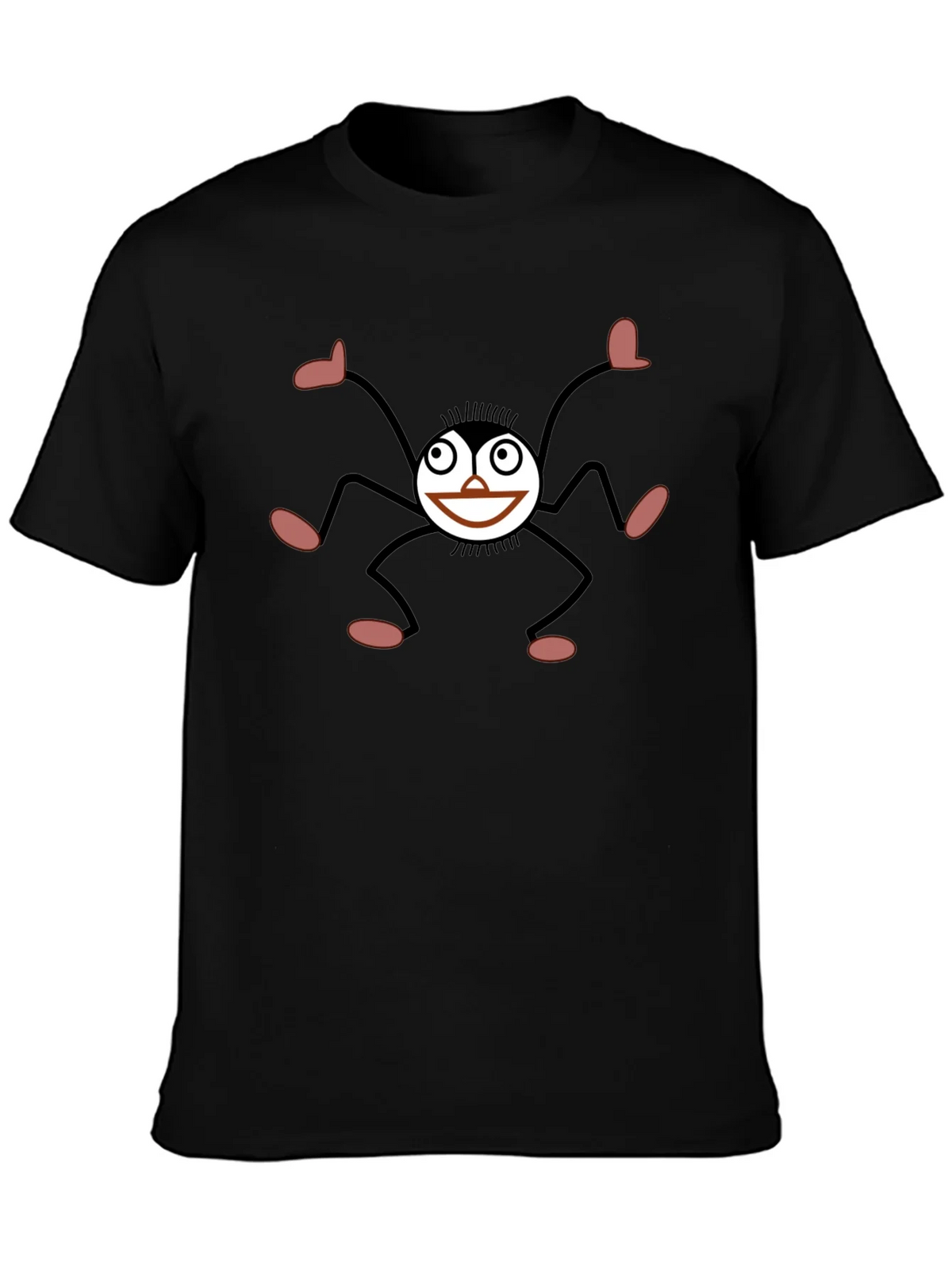 Funky Spider Graphic Black T-Shirt product image 3