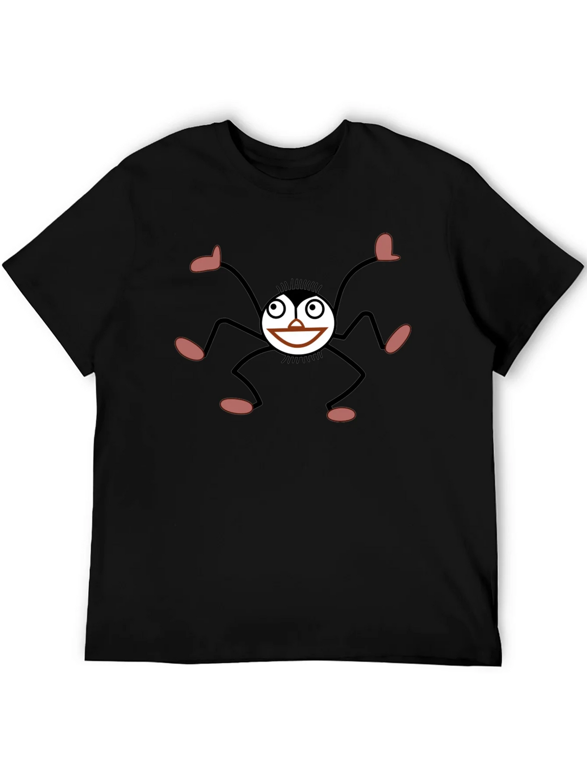 Funky Spider Graphic Black T-Shirt product image 5