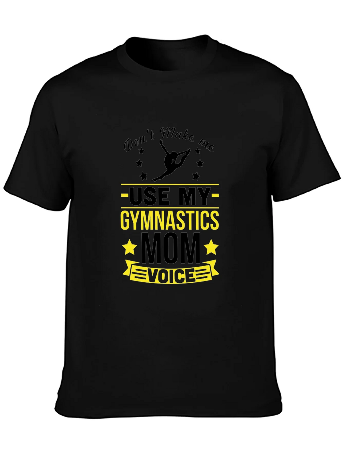 Gymnastics Mom Voice T-Shirt - Funny Gymnast Tee product image 1
